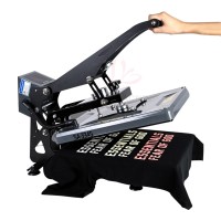 Semi-automatic heat press machine heat transfer ironing machine for t-shirt transfer design and artwork heat press digital ironing machine 33*45cm
