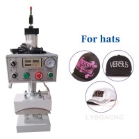 Heat Press Machine Pneumatic Automatic Can Continuous Work Hat Cap Printing Machine Heat Transfer Machine For Hat Cap Logo Brand Leather Cuffs Pants Legs Hats Brims