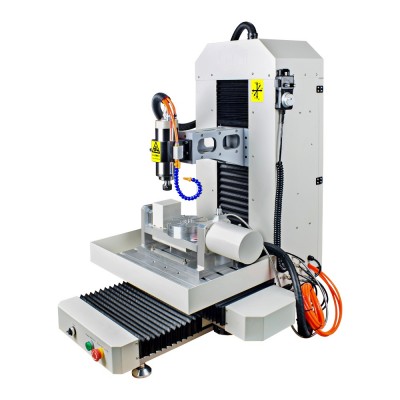 45# Steel CNC 5 Axis 2.2KW Steel Structure CNC Router 3040 XYZAC Axis Closed Loop Or Servo Motor Engraving Milling/Cutting Machine MACH3 USB Or DSP Type